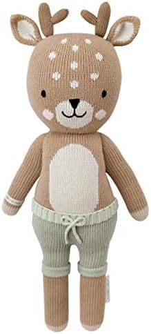 cuddle + kind Elliott The Fawn Little 13" Hand-Knit Doll – 1 Doll = 10 Meals, Fair Trade, Heirl... | Amazon (US)