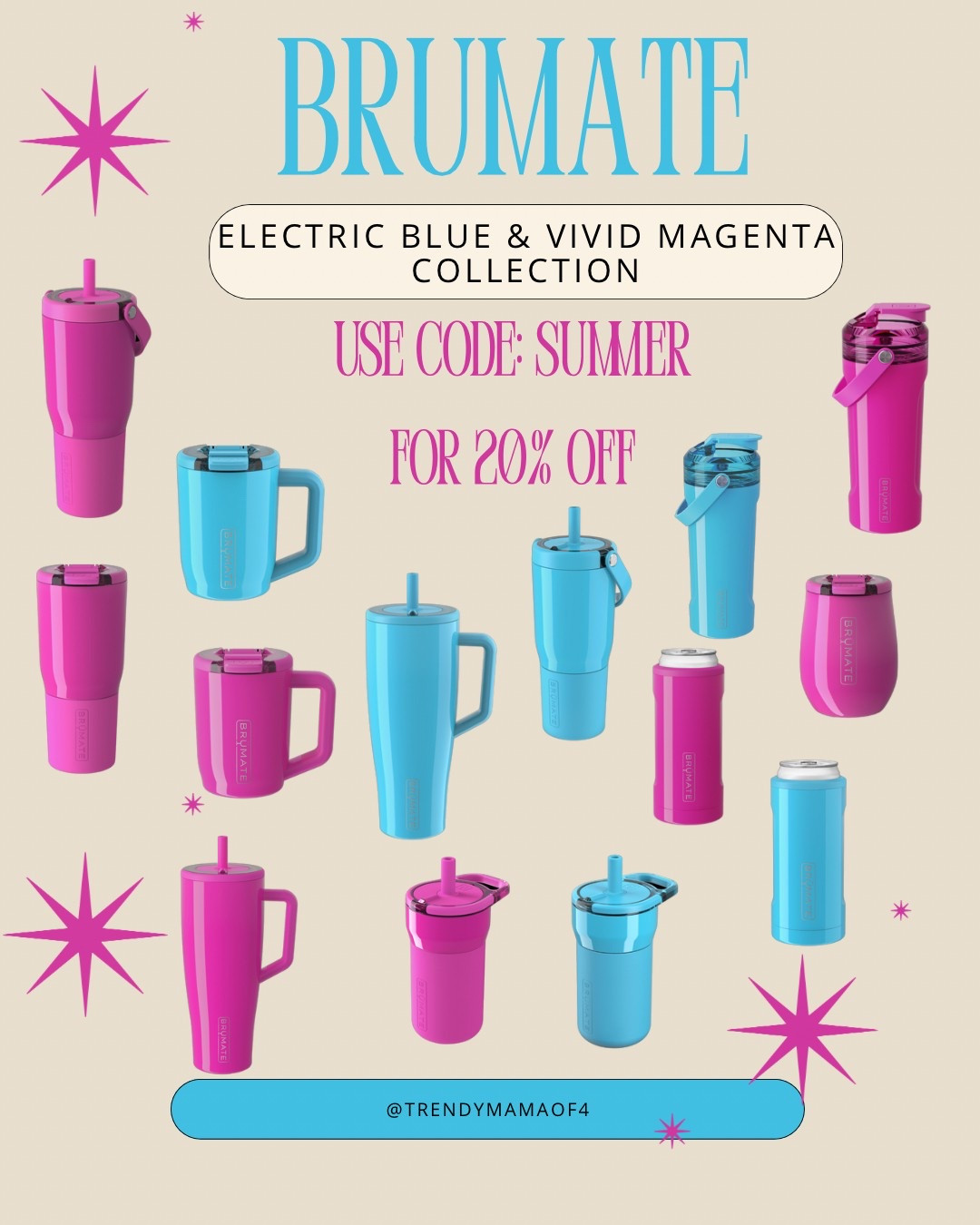 BrüMate is running their Kick off to Summer Sale from Thursday, 5/22 (8amMT) - Monday, 5/26 ( 11:59pmPT)!

Use code SUMMER for

@brumate #brumate #brumatesale #salealert #sale #brumatepartner #summersale


#LTKSeasonal #LTKGiftGuide #LTKSaleAlert