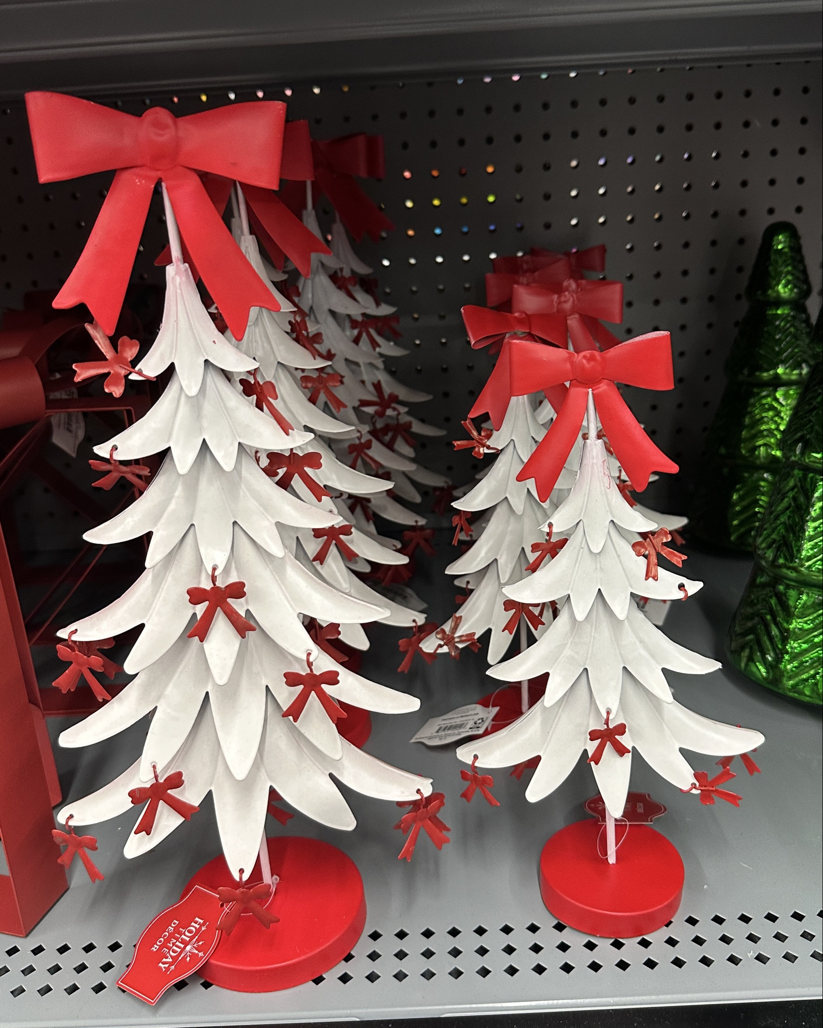 HIGHLY likely to sell out items for Christmas. Grab them now, stick them with your holiday decor for after thanksgiving! These cute trees caught my eye from ACROSS the store! I love the red bow details! 

#LTKFamily #LTKSeasonal #LTKHome
