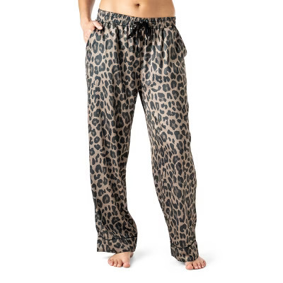 Hello Mello Women's Bow So Lovely Satin Lounge Pajama Pants Cat's Meow, Small/Medium | Target