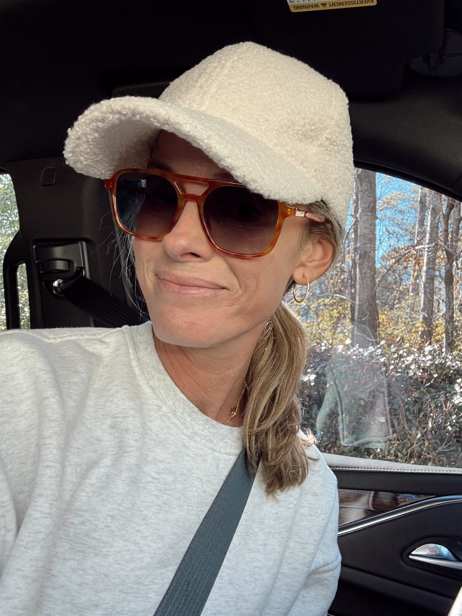 Still loving this Sherpa hat… fits really well! 

#LTKStyleTip #LTKFindsUnder50