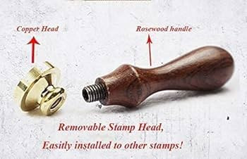 MDLG Vintage Santa Claus Monogram Wax Seal Sealing Stamp Envelope Embellishment Wedding Invitatio... | Amazon (US)