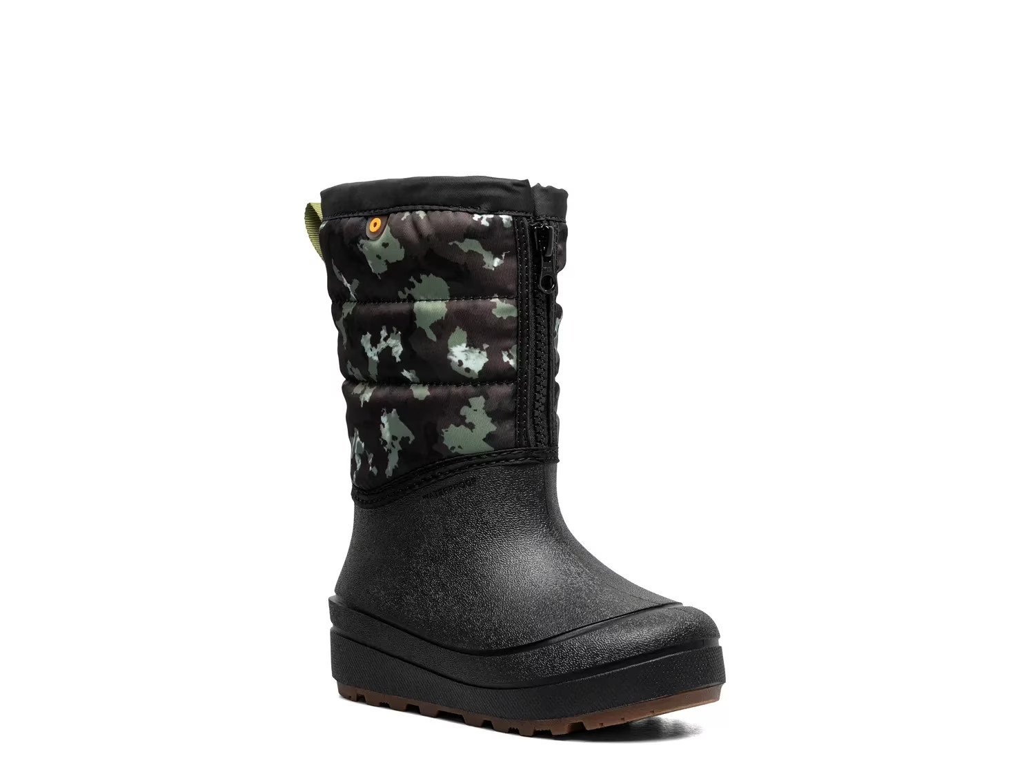 Bogs Snow Shell Zip Snow Boot Kids' | Boy's | Black Camo Print | Size 2 Youth | Boots | DSW