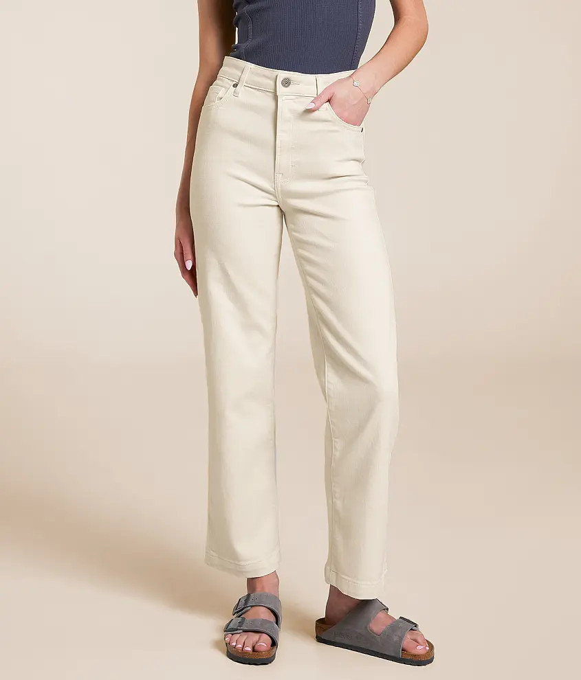 Ella Cropped Straight Stretch Jean | Buckle