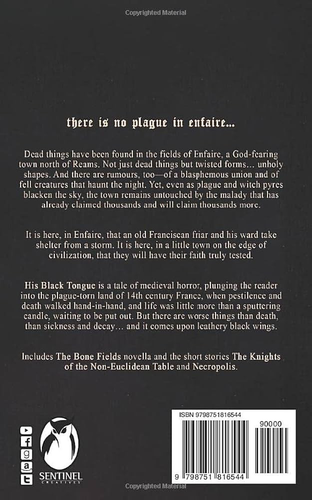 HIS BLACK TONGUE: A Medieval Horror | Amazon (US)