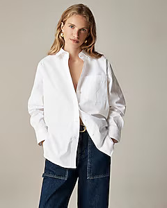 Étienne oversized shirt in lightweight oxford | J. Crew US
