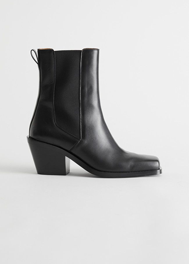 Square Toe Leather Boots | & Other Stories (EU + UK)