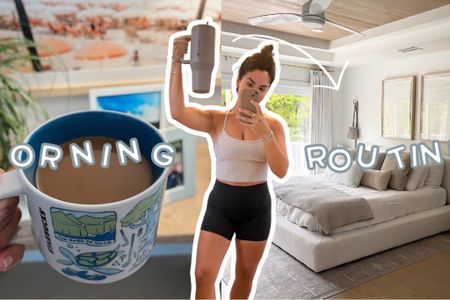 Everything shown in my recent morning routine 