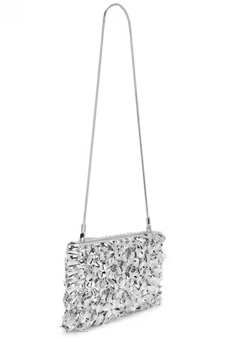 SIMKHAI Reese Beaded Clutch in Silver from Revolve.com | Revolve Clothing (Global)