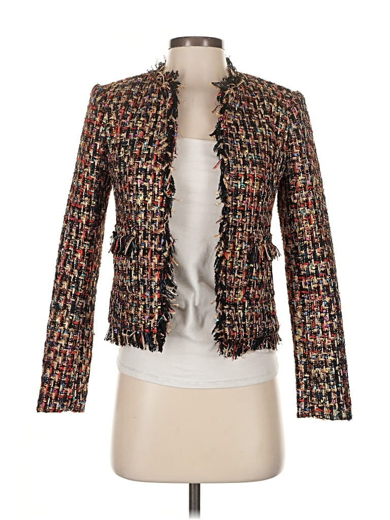 L'Agence Tweed Gold Blazer Size XS (0) - 77% off | ThredUp (US)