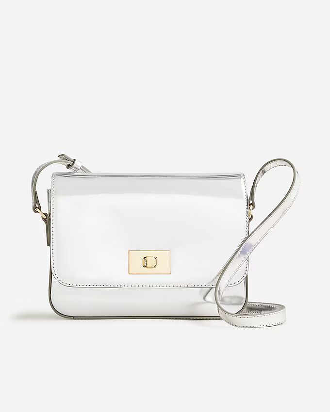 Edie metallic leather bag | J. Crew US