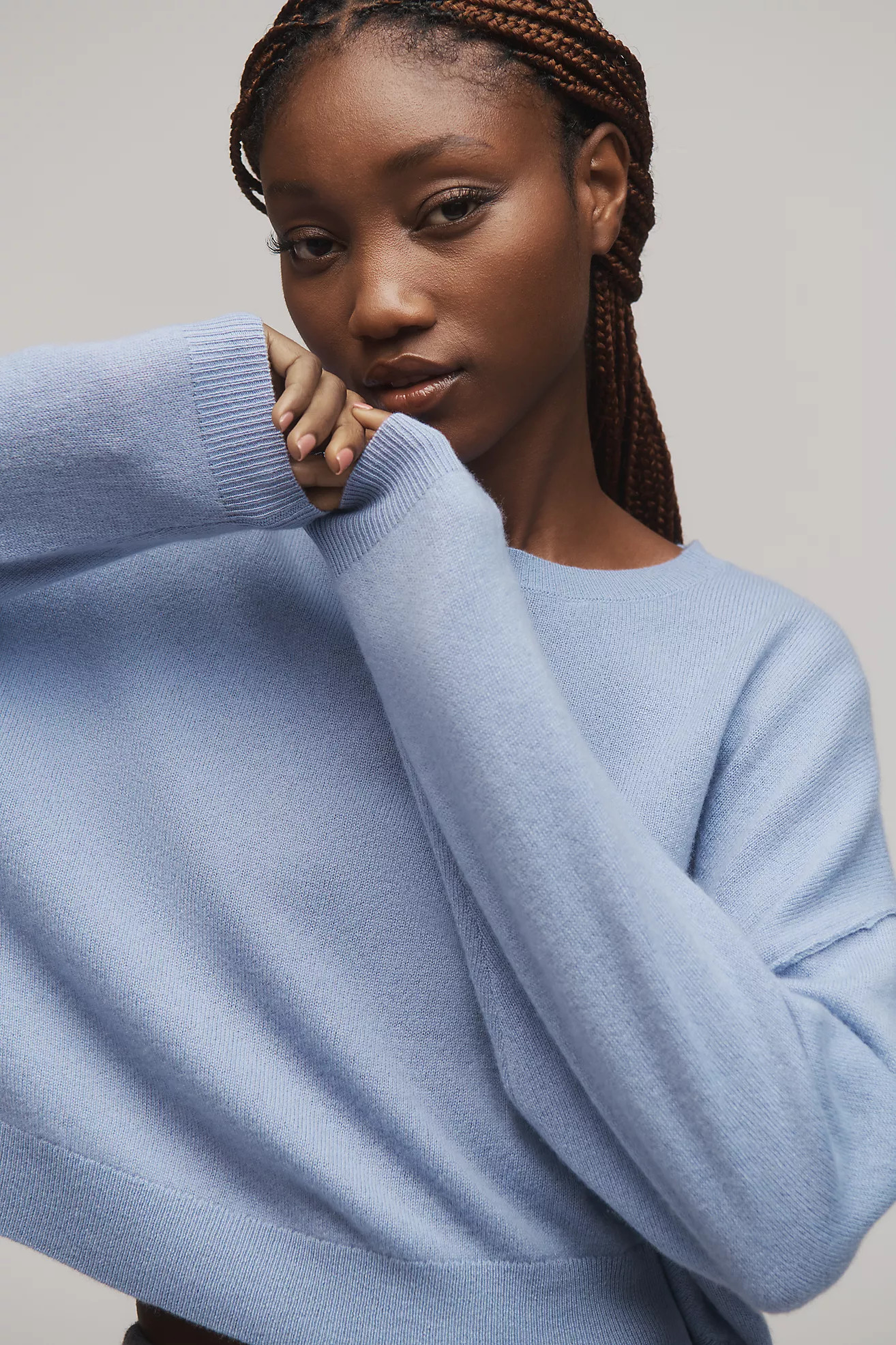 The Alani Cashmere Sweater by Pilcro: Cropped Crew-Neck Edition | Anthropologie (US)