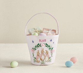 Peter Rabbit™ Flopsy™  Bunnies Easter Baby Bucket | Pottery Barn Kids
