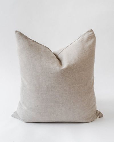 Linen Pillow Cover, Natural | Mitch Allen Interiors