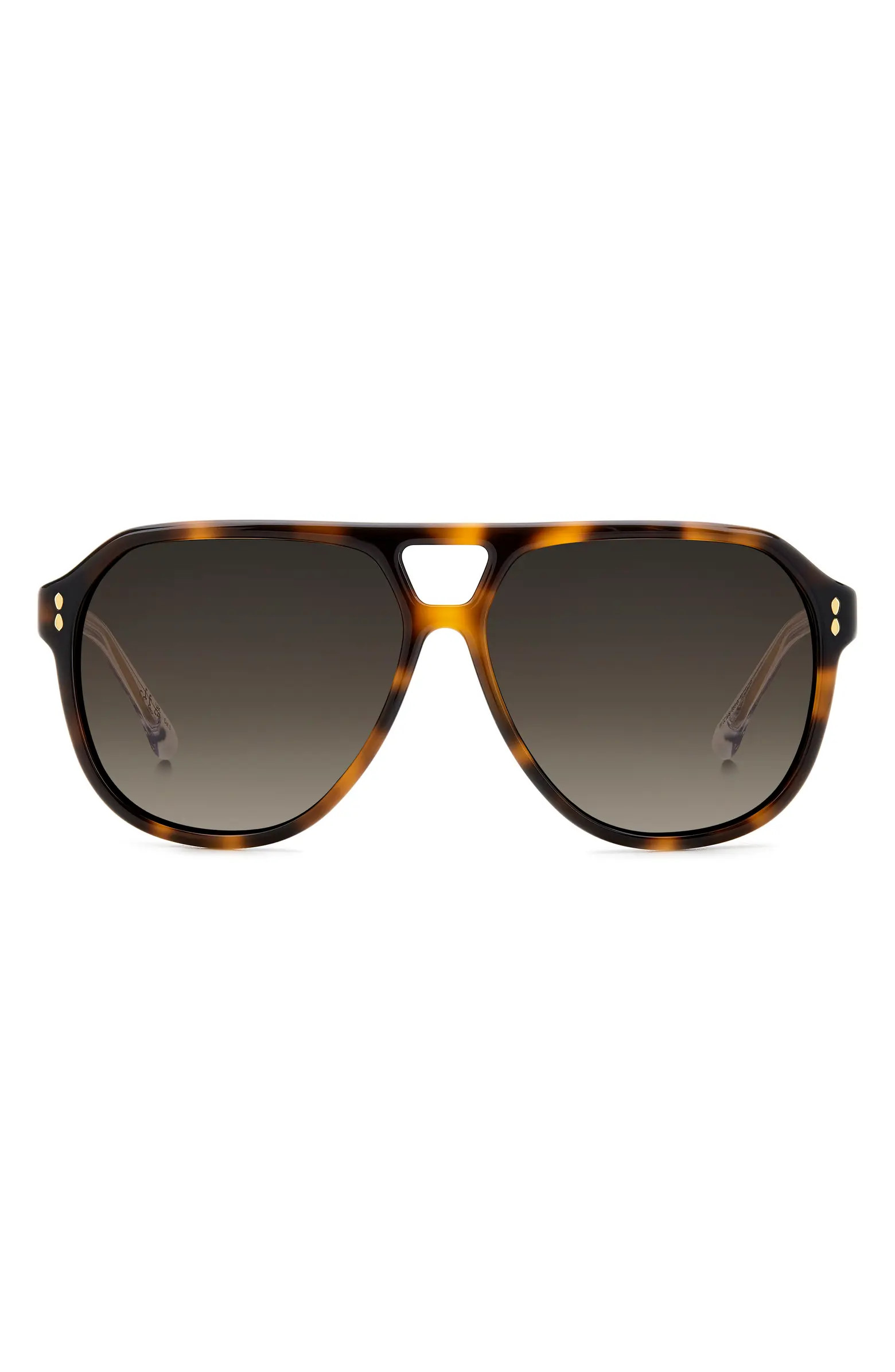 60mm Gradient Pilot Sunglasses | Nordstrom