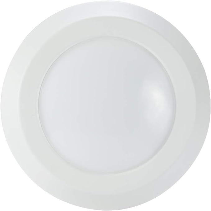 Halo BLD6089SWHR BLD 6 in. White Integrated Recessed Ceiling Light Trim at Selectable CCT (2700K-... | Amazon (US)