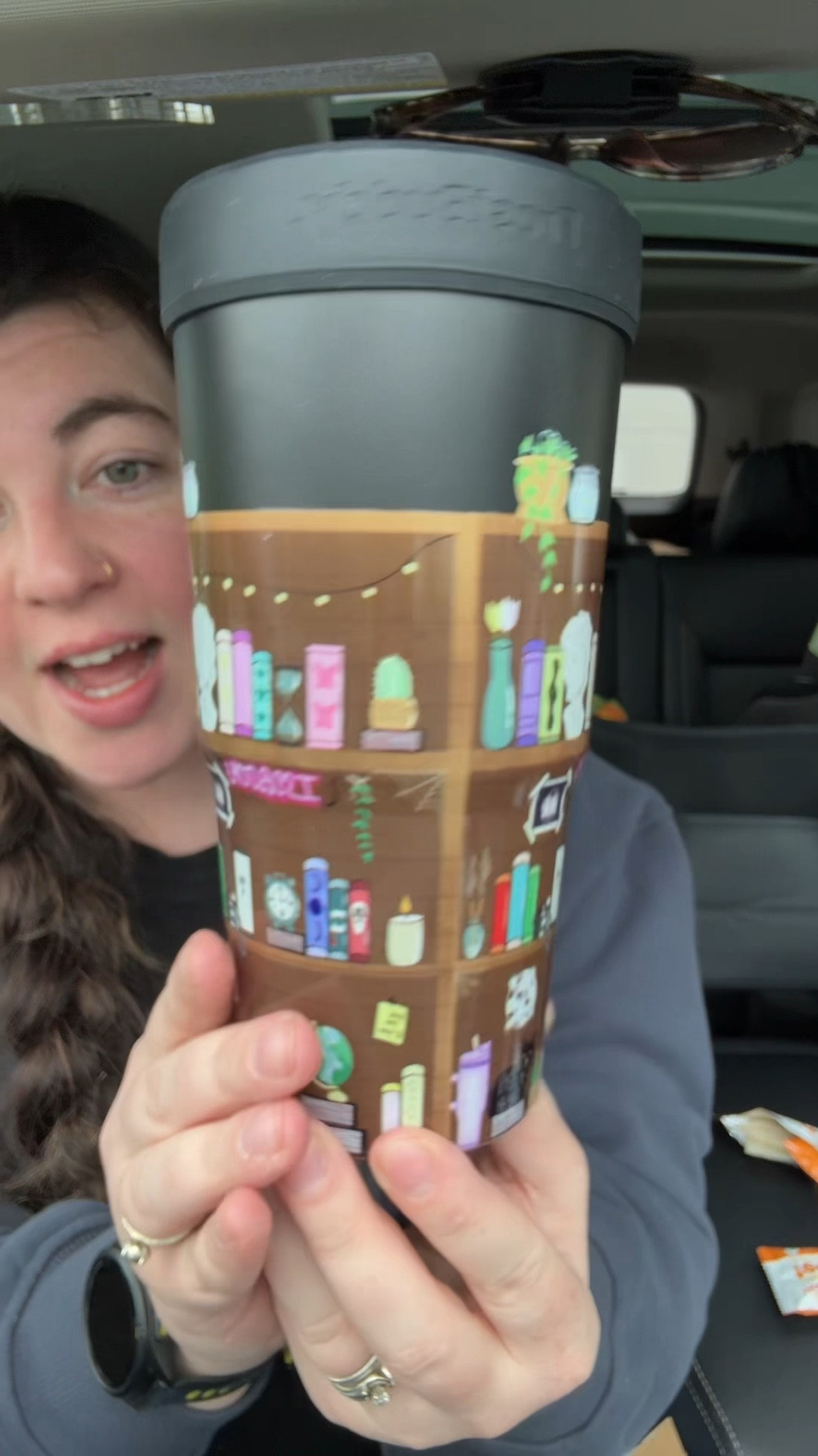 This bookish insulated cup is a book lovers dream! My favorite part is that it doubles as an insulated cover for your iced drinks. Iced americano here I comeeeee! 😍 

#LTKdayinmylife #LTKmomlife #LTKValentine
