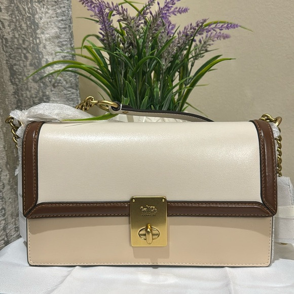 Coach Hutton Colorblock Leather Shoulder Bag | Poshmark