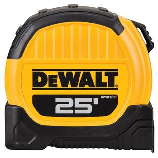 DEWALT 25 ft. x 1-1/8 in. Tape Measure DWHT36107S - The Home Depot | The Home Depot