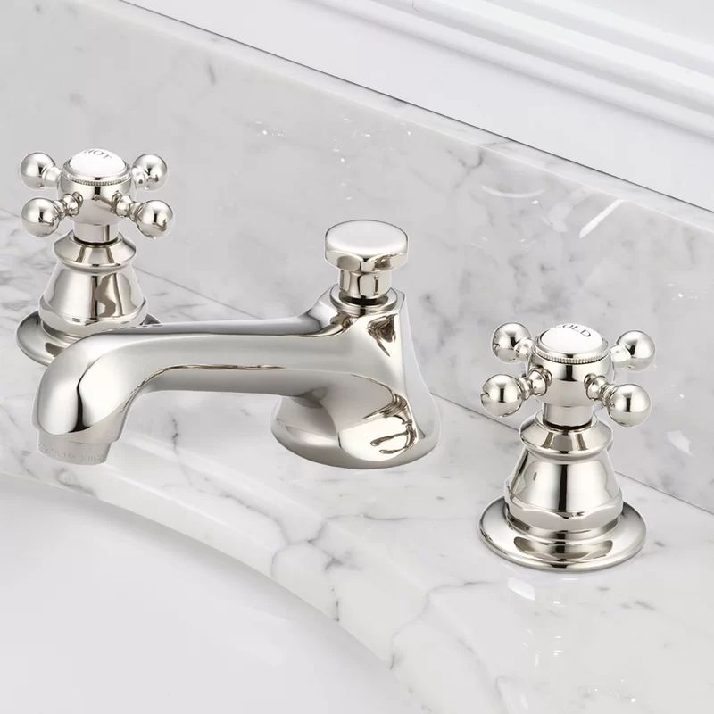 Carlson Widespread Faucet Bathroom Faucet with Drain Assembly | Wayfair North America