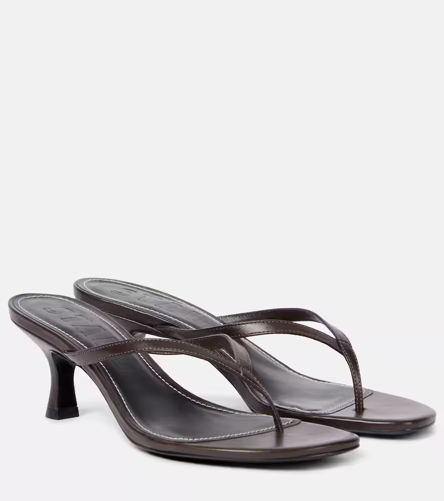 Staud Freja 60 leather mules | Mytheresa (US/CA)