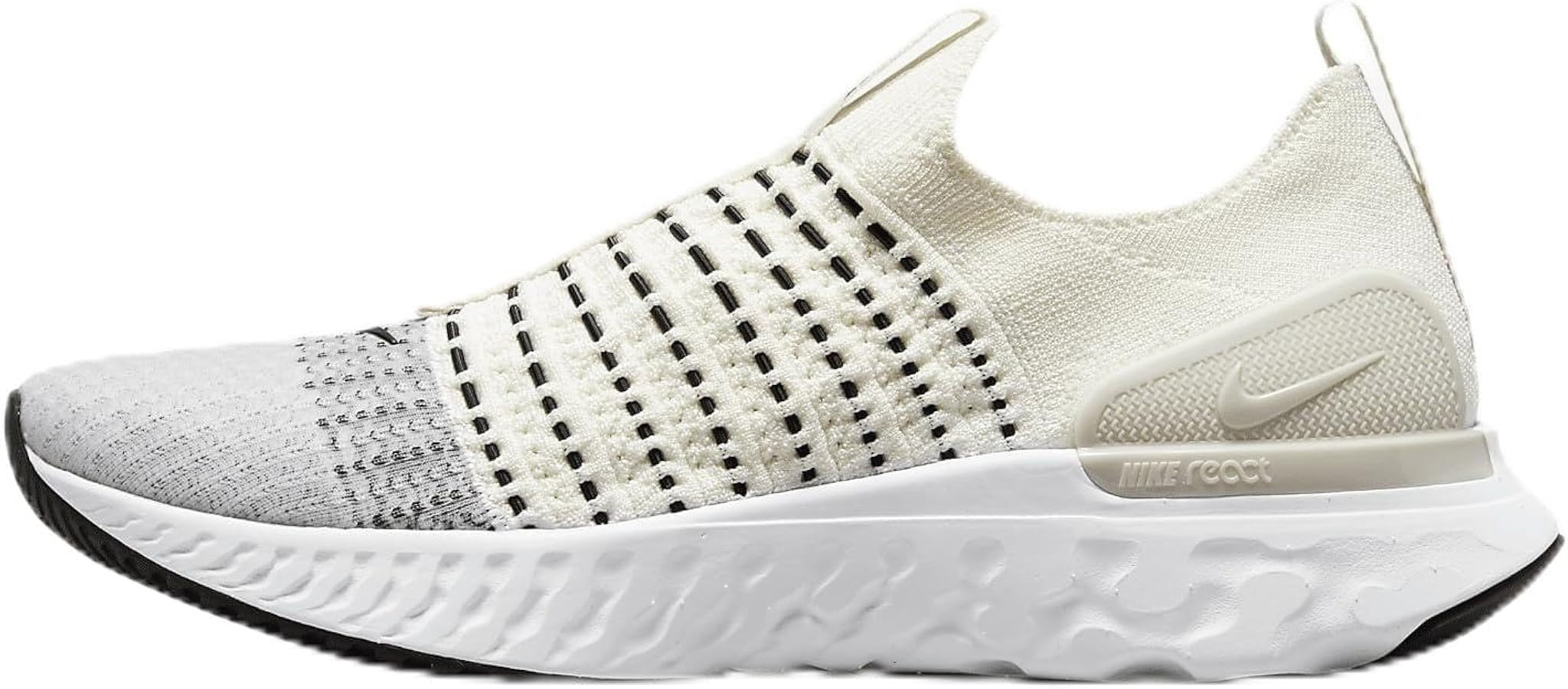 Nike React Phantom Run Flyknit 2 Men's Running Shoes (DV2139-100, Sail/White/Light Bone/Black) Si... | Amazon (US)