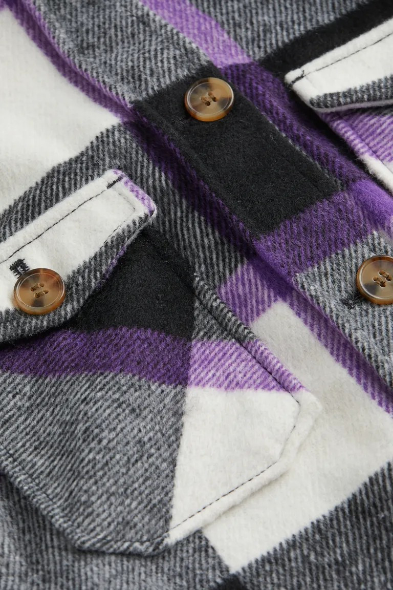 Twill Shirt Jacket | H&M (US + CA)
