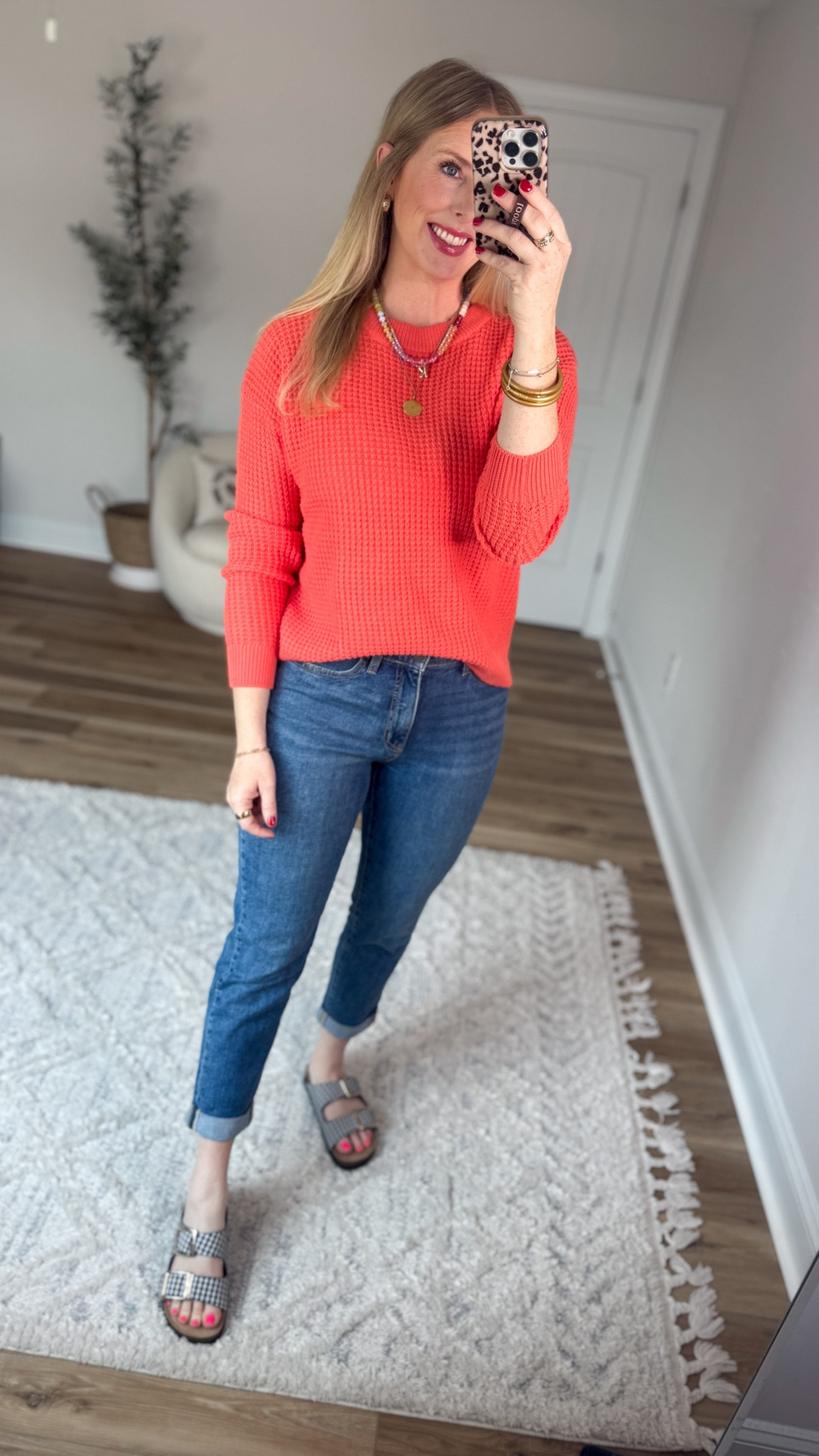Daily try on, Walmart outfit, Walmart fashion, Walmart try on, time and tru, coral sweater 

#LTKootd #LTKmomlife
