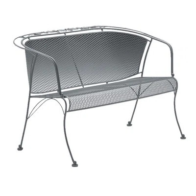 Barrel Love Seat With Optional Seat Cushion | Wayfair North America