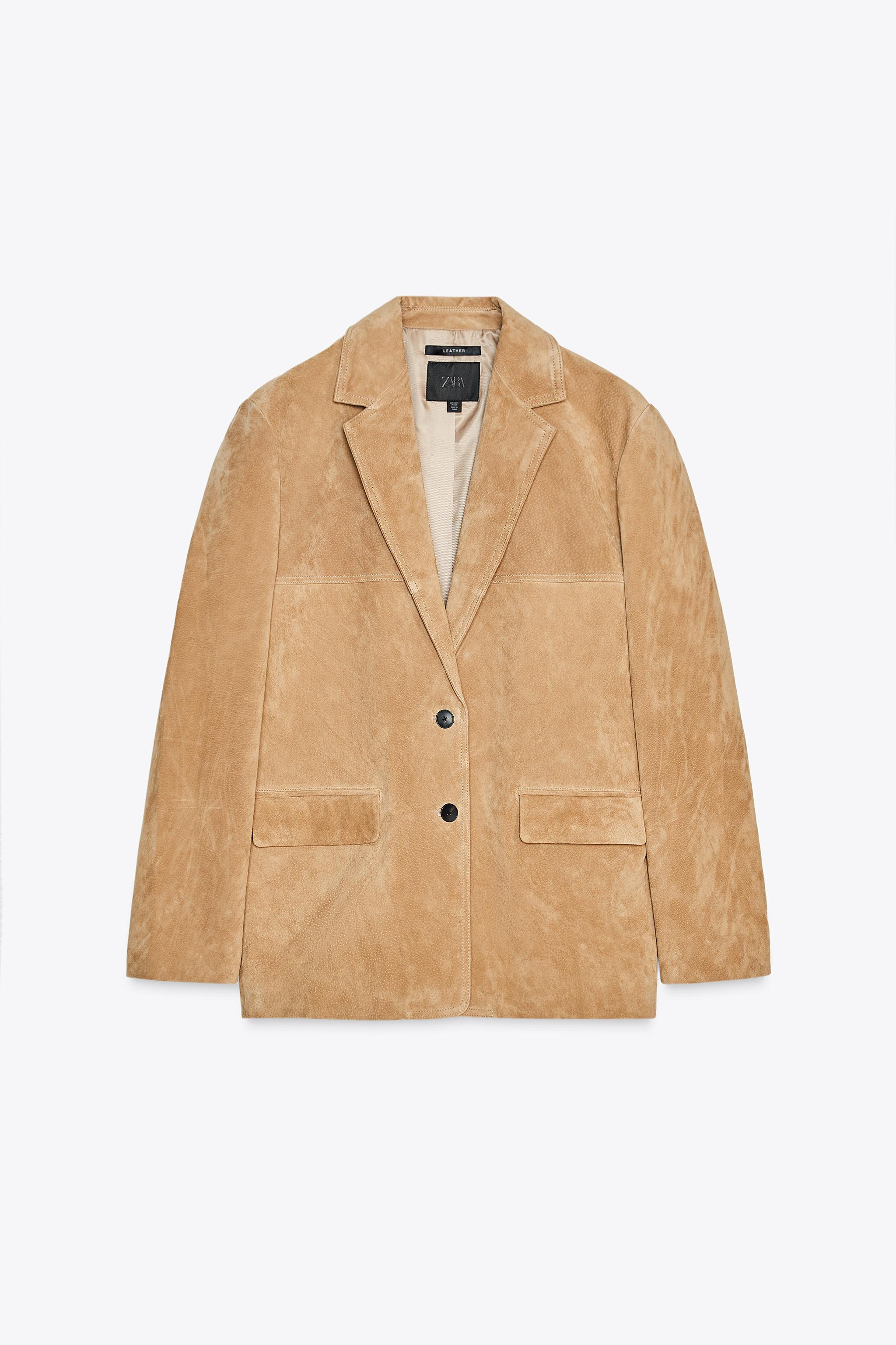 100% SUEDE BLAZER | Zara US