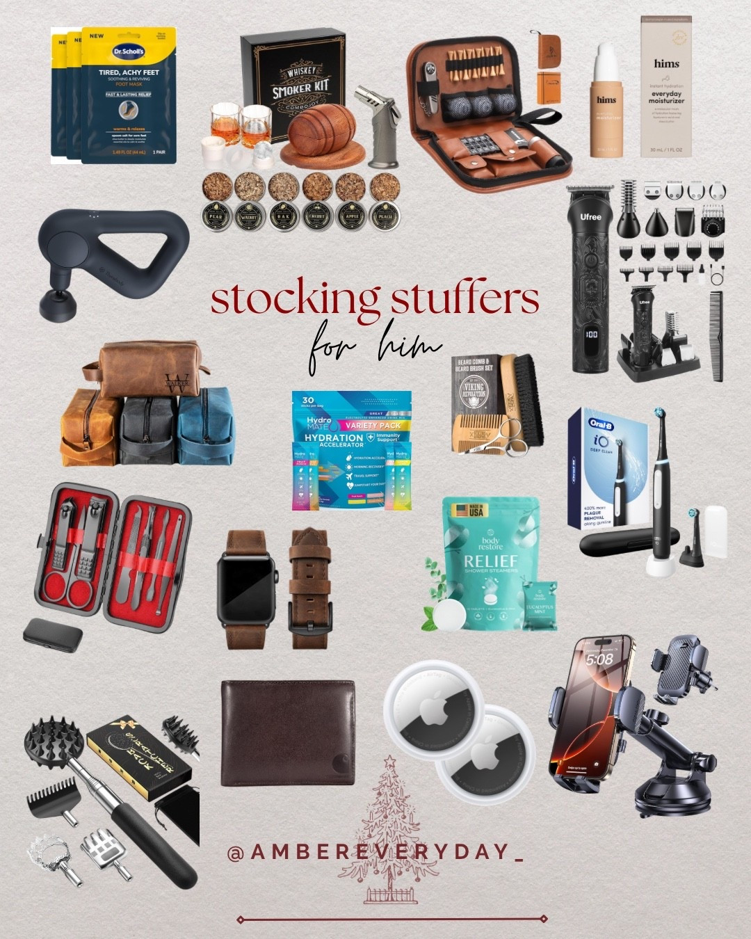Stocking stuffers for him! Holiday gift guide to make your shopping easier! 

#LTKHoliday #LTKSeasonal #LTKGiftGuide