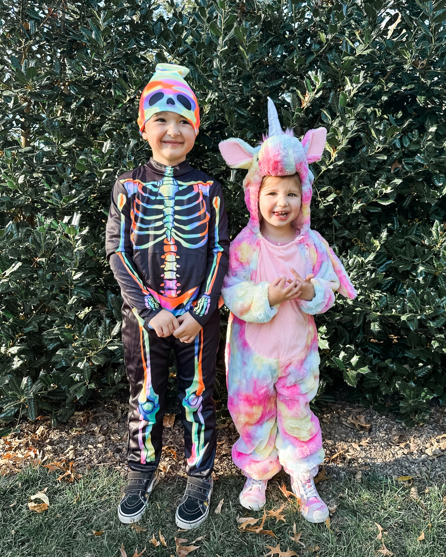 trick or treat! 👻 🎃 

guess the kids inadvertently picked a rainbow theme for their costumes this year 🥰 rainbow skeleton & rainbow unicorn! 

both of these costumes are still in stock at target if you are still in need of an outfit for your kiddo!

#LTKHalloween #LTKKids #LTKSeasonal