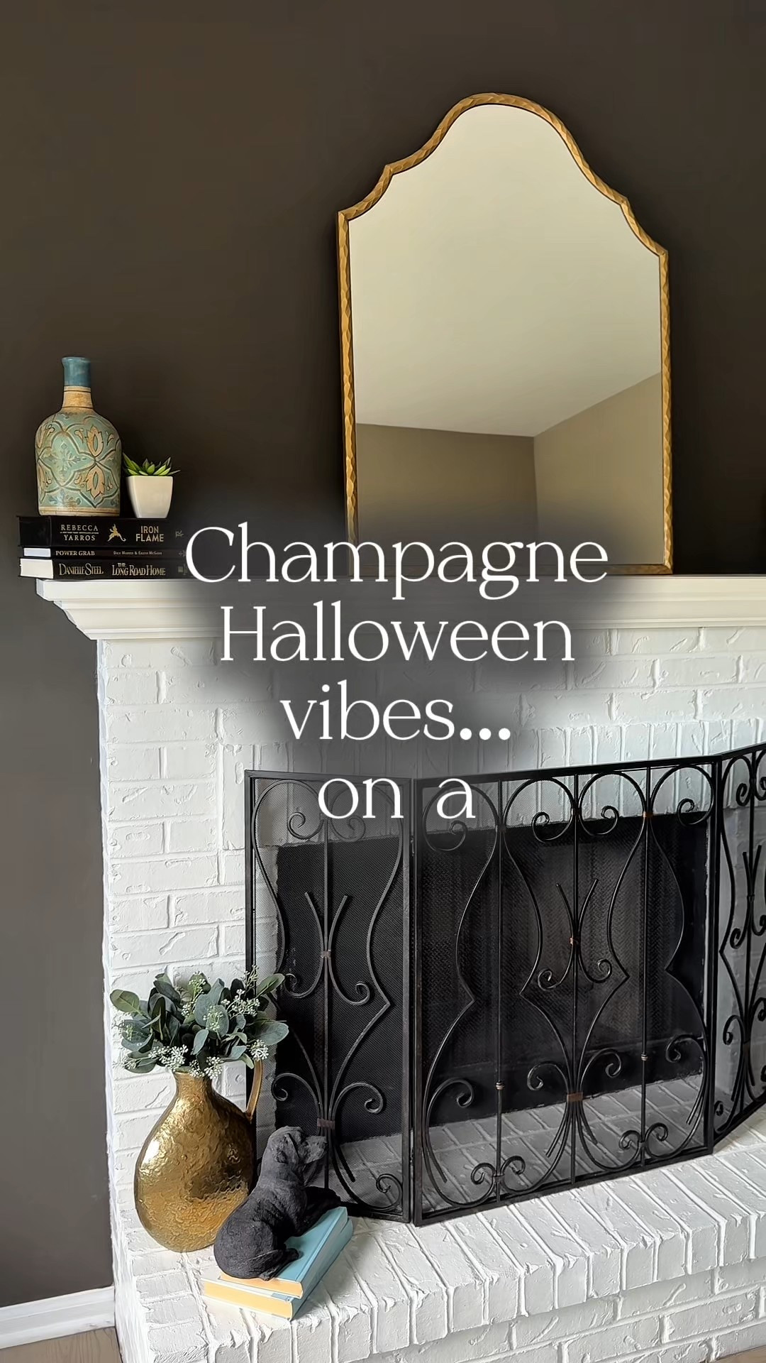 Champagne taste beer budget? No problem. All of my Halloween mantel decor give off expensive vibes but it’s all on a budget. Halloween pictures, Halloween statues, Halloween books, and fall faux stems all came together! Some pieces are older and no longer available. I’ve linked replacement pieces that are just as cute! 

#halloweendecor #falldecor #fallmanteldecor #fireplacedecor

Halloween pictures, Halloween decor for fireplaces, ghost pictures, fall faux stems, gold Halloween figurines, classy Halloween, mantel decor, Halloween decor books

#LTKHome #LTKSeasonal #LTKHalloween