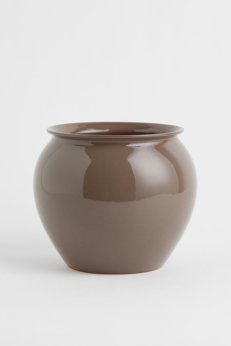 Glazed Terracotta Plant Pot | H&M (US)