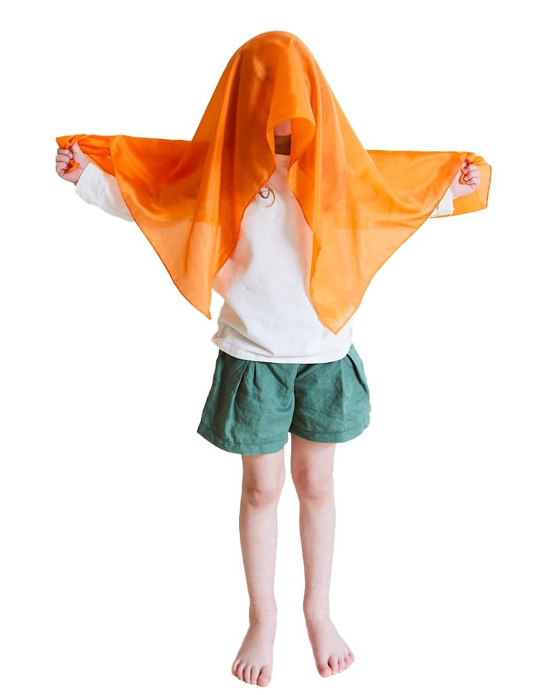 Sarah's Silks Playsilk - 100% Real Silk, Hand Dyed, Bright Colored Play Scarves | Montessori and ... | Amazon (US)