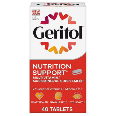 Geritol Multivitamin Nutrition Support Tablets - 40 Count | Target
