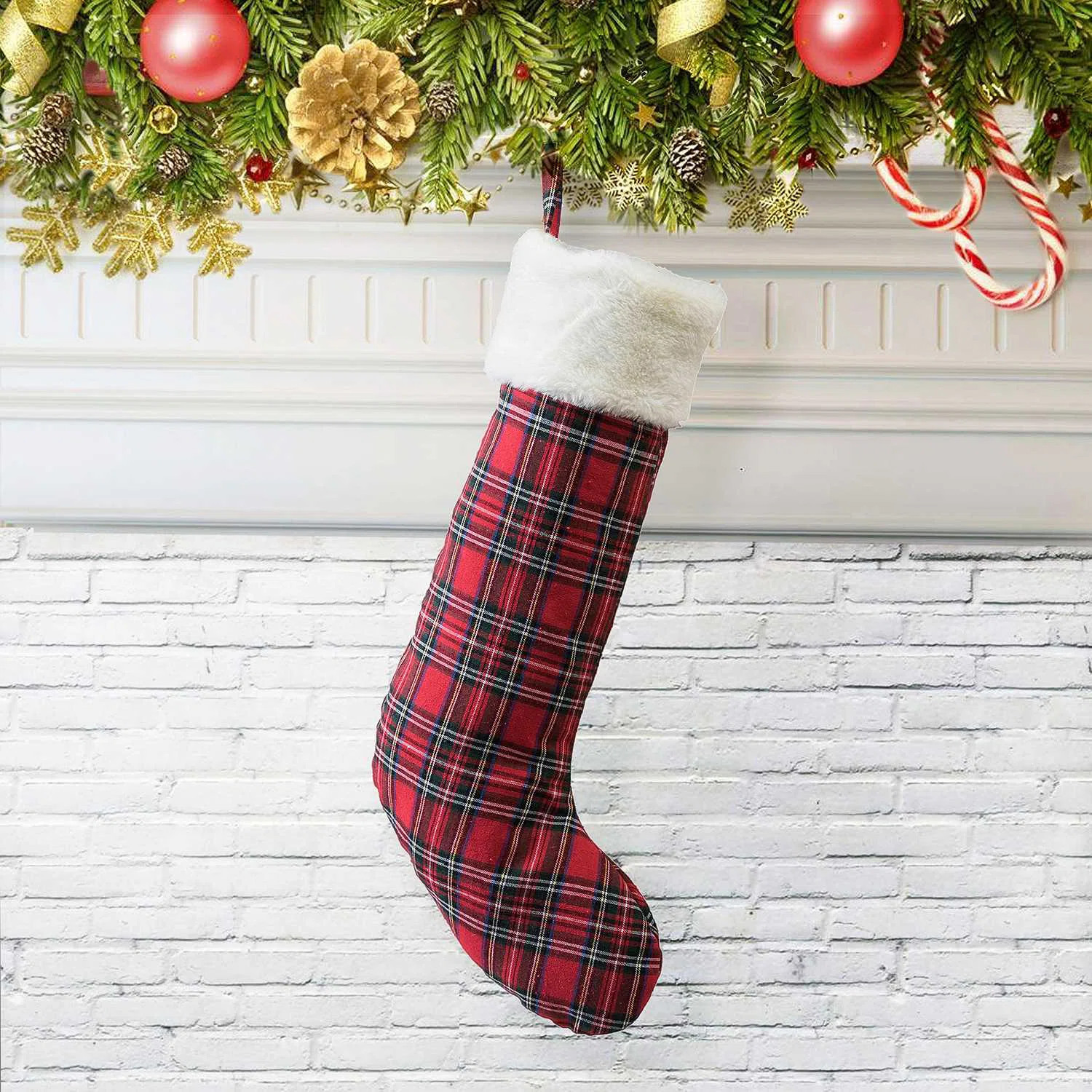 Plaid Christmas Stocking | Wayfair North America