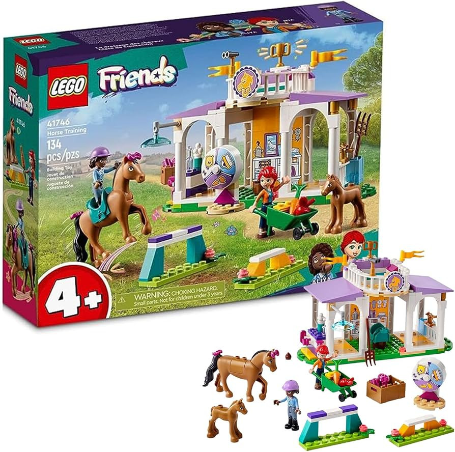 LEGO Friends Horse Training 41746 Toddler Building Toy, Great Birthday Gift for Ages 4+ with 2 Mi... | Amazon (US)