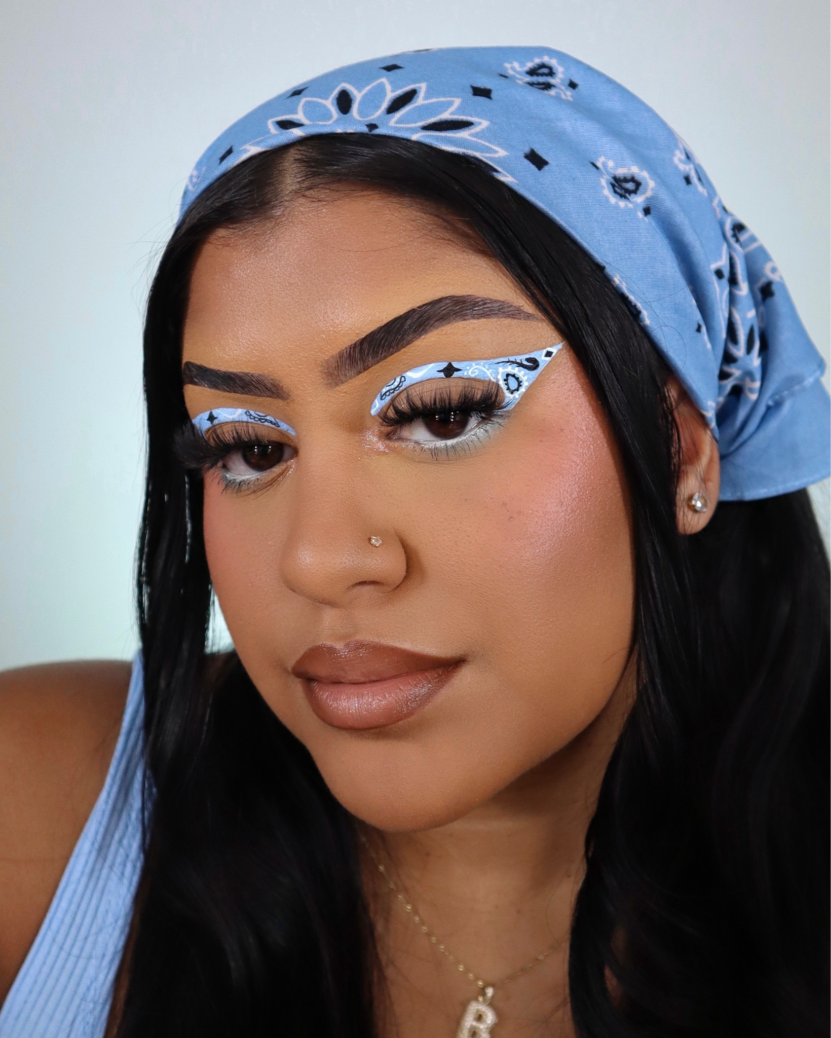 🩵
@rarebeauty brow gel
@nyxcosmetics brow pen " espresso " 
@urbandecaycosmetics brow blade
@toofaced born this way foundation & multisculpt concealer 
@hudabeauty setting powder " banana bread " 
@blendbunnycosmetics ellis palette
@mehronmakeup paradise face paint palette
@nyxcosmetics milk jumbo eye pencil
@lillylashes style mykonos lite
@beautycreations blush cheeked up wand 
@urbandecaycosmetics glitter shadow " moondust
@nyxcosmetics lip liner " downtown beauty " & lipstick " dainty daze " 
@nyxcosmetics buttergloss " fortune cookie "

#LTKFindsUnder100 #LTKBeauty #LTKFindsUnder50