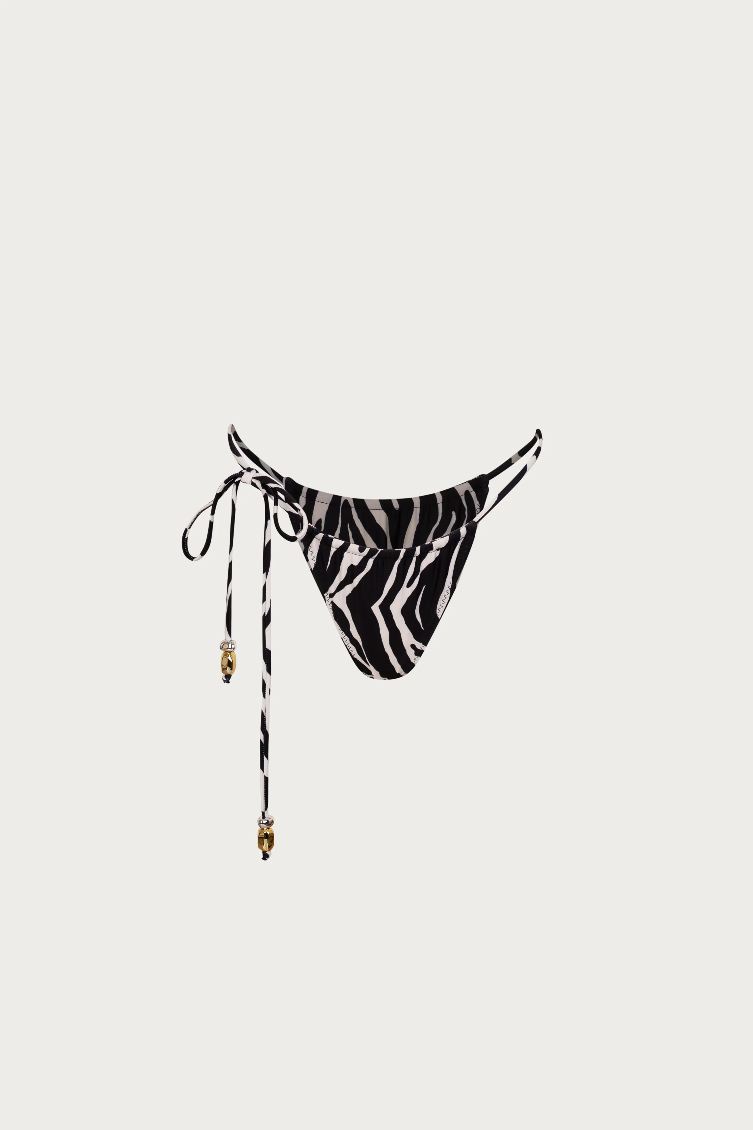 Stone Beaded String Bottom (Zebra) | SAME