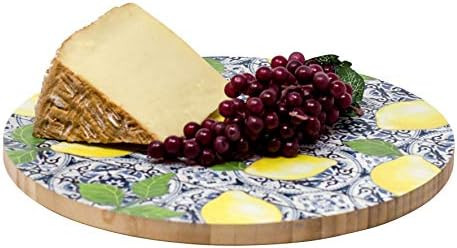 Boston Warehouse Blue and White Lemons Lazy Susan, 12 inch | Amazon (US)