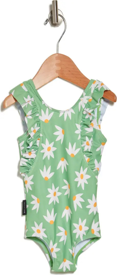 Geometric Floral One-Piece Swimsuit | Nordstrom Rack