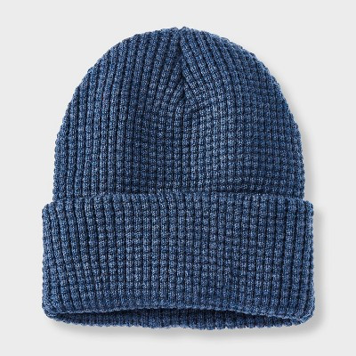 Boys' Waffle Beanie Hat - art class™ Navy Blue | Target