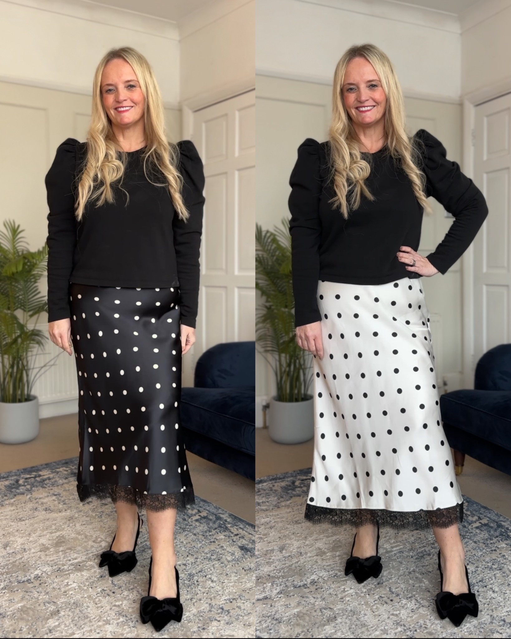 Which should I keep? The white in regular length or the black in petite length? (keeping both is also an option!!).

Only £22.49 each in the current 25% off nearly everything offer @newlook! 

#LTKsale #LTKuk #LTKmidsize