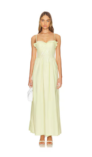 Marleen Maxi Dress in Yellow | Revolve Clothing (Global)