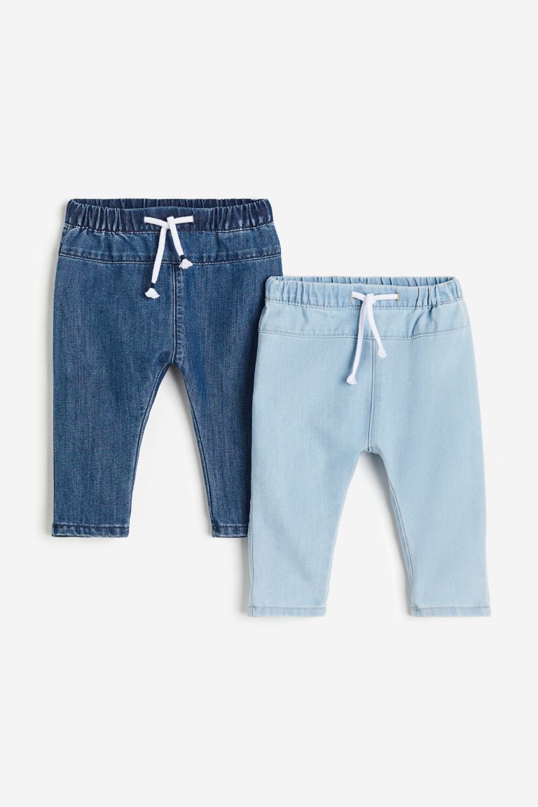 2-pack Tapered Leg Jeans | H&M (UK, MY, IN, SG, PH, TW, HK)