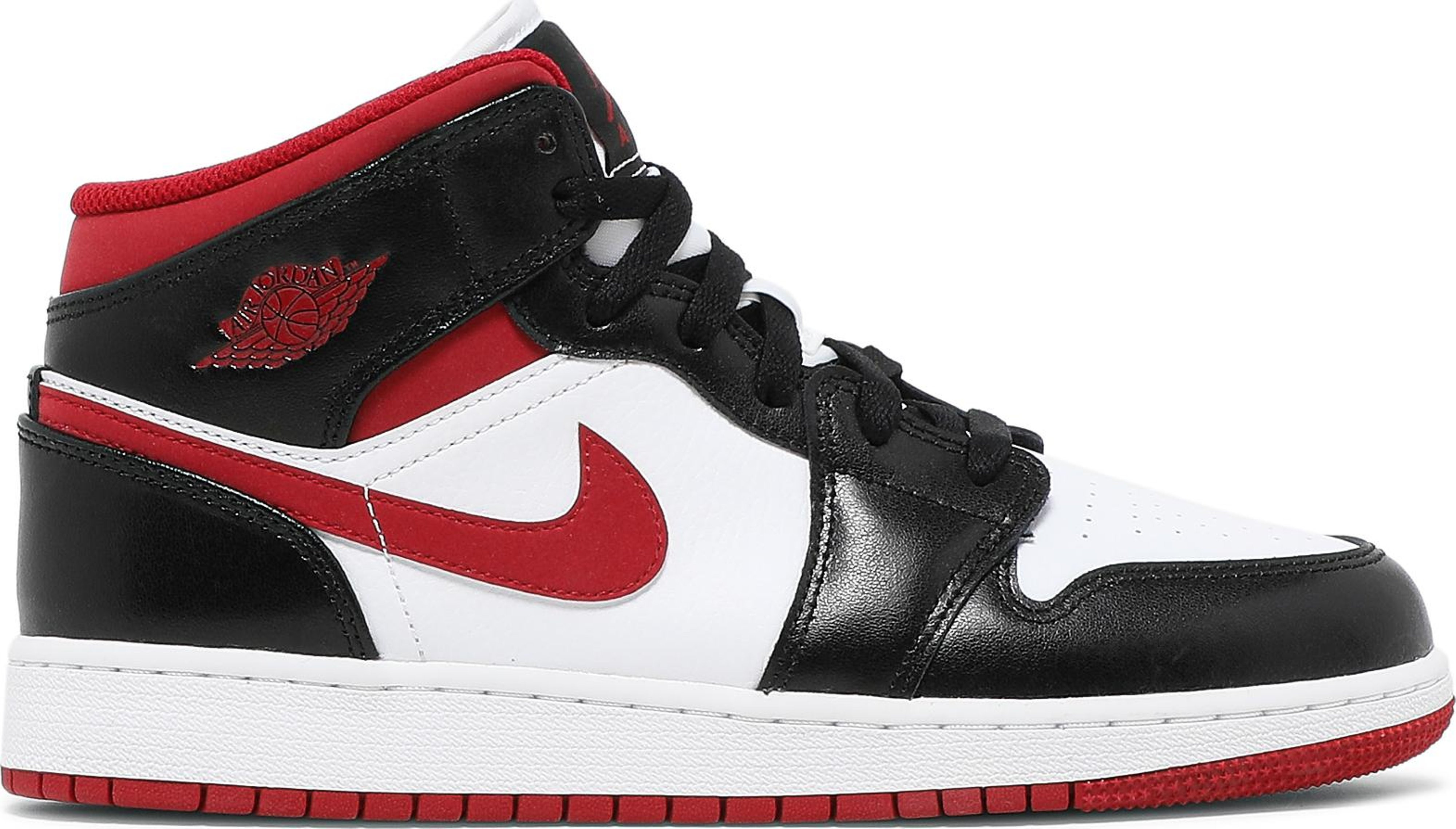 Air Jordan 1 Mid GS 'Black Gym Red' | GOAT