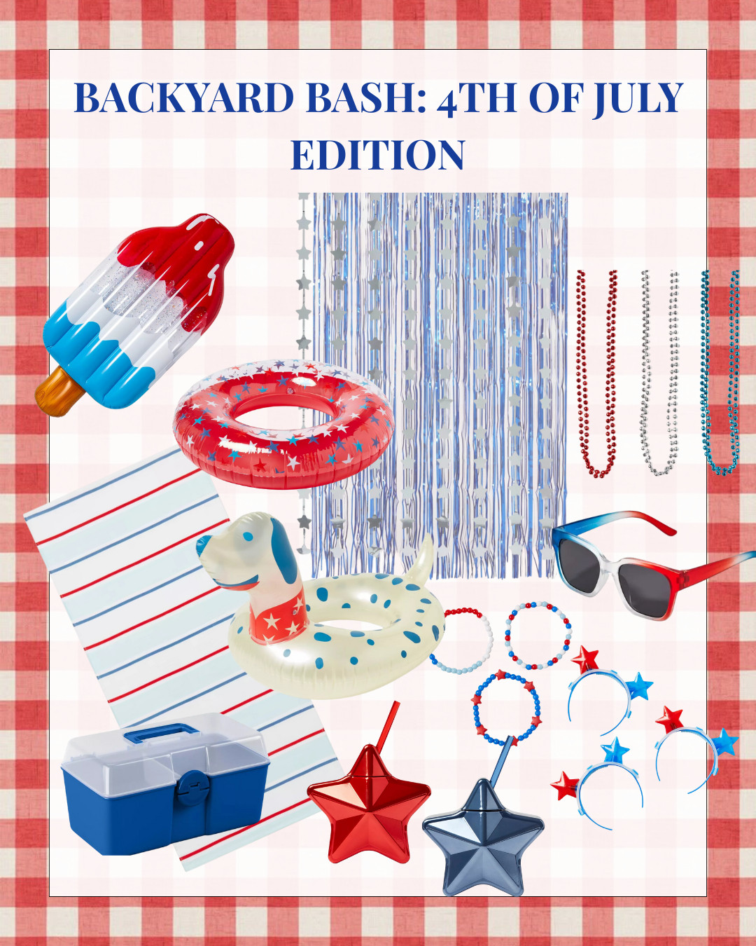 🎇 Backyard Bash: 4th of July Edition
Red, white & BBQ-ready 🇺🇸 From festive floats to party must-haves—everything you need for a fun-filled Fourth with family + friends!

🛍️ Tap to shop + save for later! 

 #LTKSummerEdit #LTKSeasonal #LTKParties