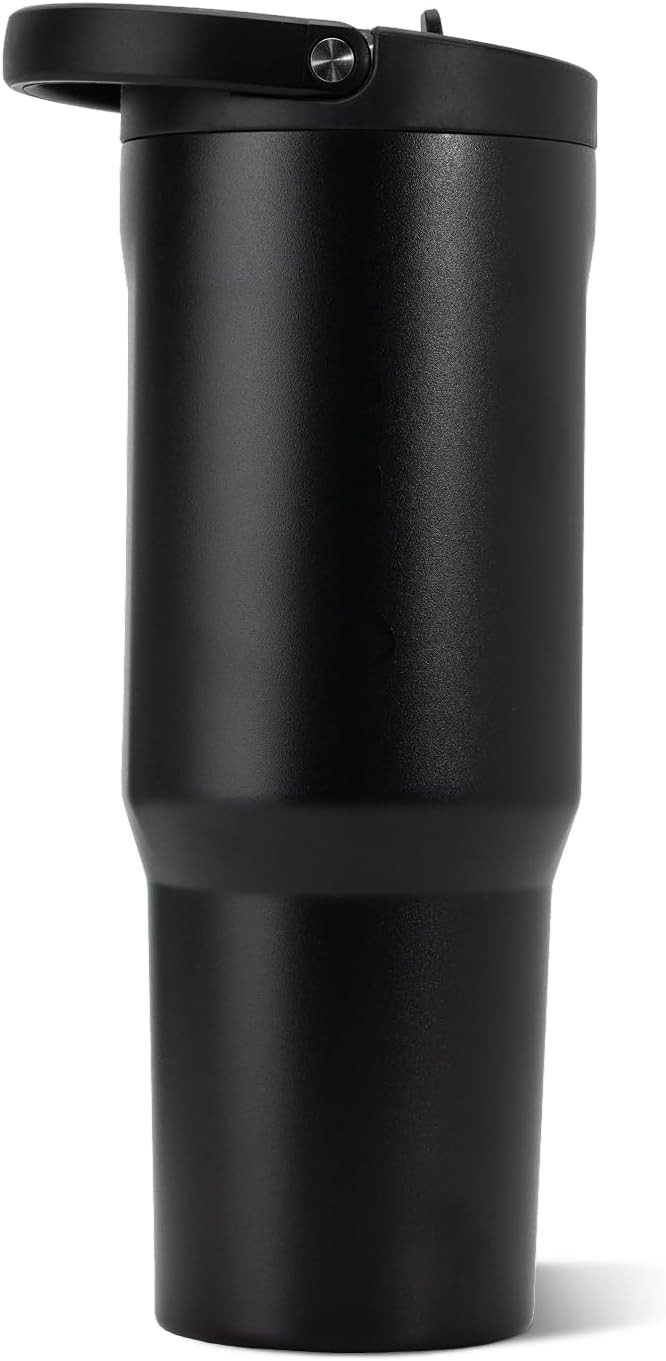 HydroJug Sport 32 oz Insulated Stainless Steel Water Bottle, Black | Amazon (US)