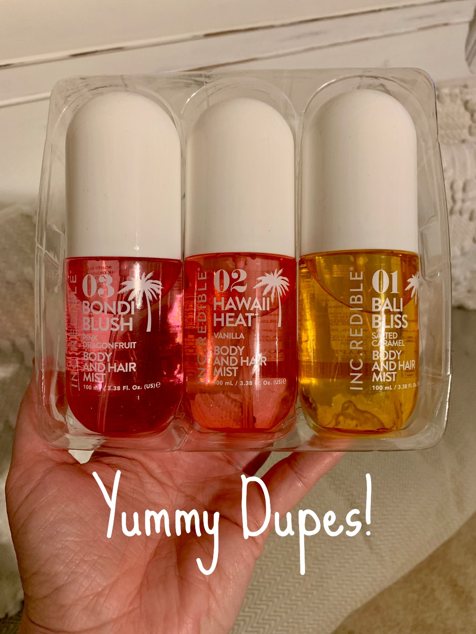 Loving these yummy smelling dupes! Perfect for gifts—just add favorite goodies plus gift card! Great for traveling or on the go. Love these scents for spring & summer! 

#LTKGiftGuide #LTKTravel #LTKBeauty